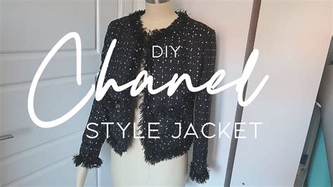 chanel jacke quilten|diy Chanel style jacket.